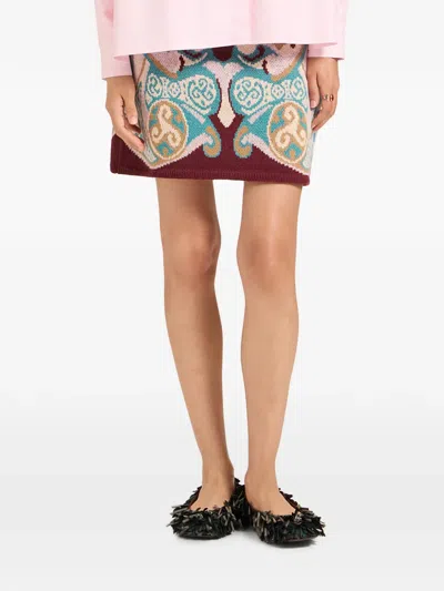 La Doublej In My Power Mini Skirt In Multi