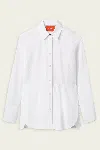 La Doublej Iris Shirt In Solid White In White
