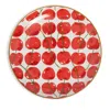 La Doublej Cherries Avorio Dessert Plate In Ivory