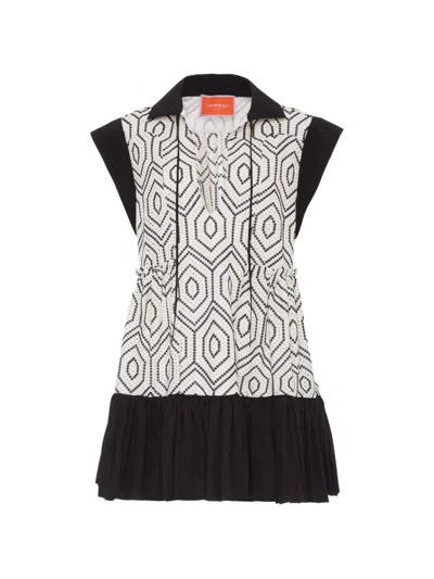 La Doublej Jackie Mini Dress In Multi