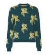 La Doublej Gryphos Sweater In Dark Green
