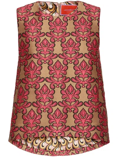 LA DOUBLEJ JACQUARD TOP