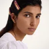La Doublej Jazzy Hair Clip In Solid Purple