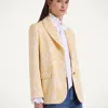 La Doublej Jones Jacket In Iris Yellow