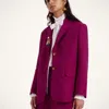La Doublej Jones Jacket In Solid Purple