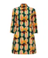 La Doublej La Double J Woman Mini Dress Deep Teal Size L Viscose In Multicolor
