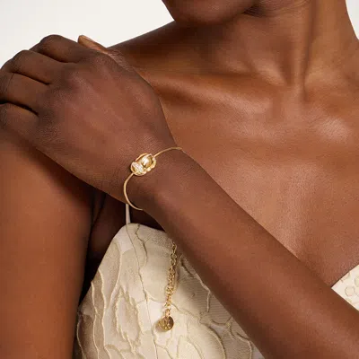 La Doublej Khepri Bracelet In Gold