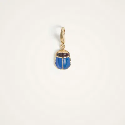 La Doublej Khepri Charm In Gold