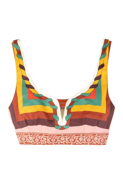 LA DOUBLEJ LA DOUBLE J BAIA KNITTED CROP TOP