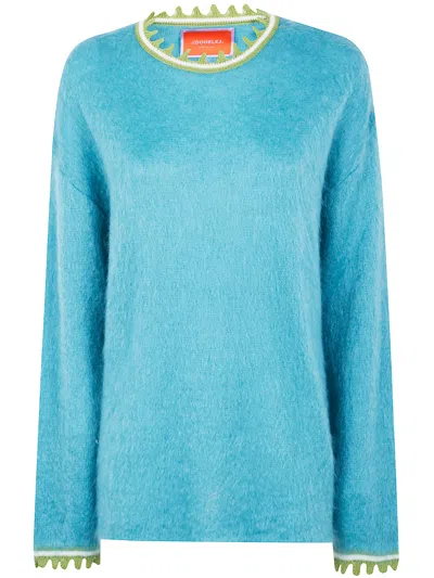 La Doublej La Double J "camden" Jumper In Blue