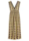 La Doublej La Double J Caper Floral-intarsia Knit Midi Dress