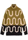 La Doublej Comber Turtleneck Sweater In Green