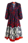 La Doublej Camerino Palm Tree-print Dress In Fantasia