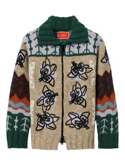 LA DOUBLEJ LA DOUBLE J EMBROIDERED "CHALET" CARDIGAN