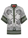 La Doublej La Double J Multicolored Silk Shirt With Relaxed Fit In Multicolor