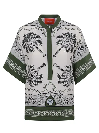 LA DOUBLEJ LA DOUBLE J ESTELLE SILK BLOUSE