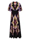 La Doublej La Double J Floral Patterned Dress In Multi