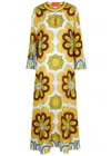 LA DOUBLEJ LA DOUBLE J FLYING FLORAL-PRINT SILK MAXI DRESS