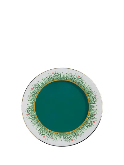 La Doublej La Double J Libellula Charger Plate In Green