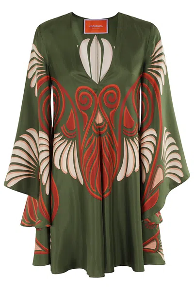 La Doublej La Double J Magnificent Mini Dress In Multicolor