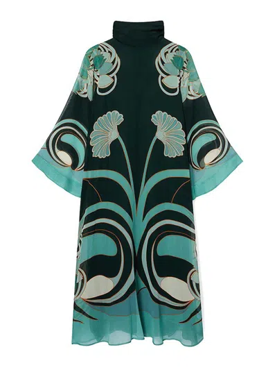 La Doublej La Double J Magnifico Midi Dress In Green