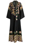 La Doublej Magnifico Silk Dress In Black