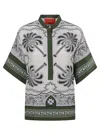 La Doublej La Double J Multicolored Silk Shirt With Relaxed Fit In Multicolor