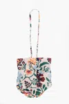 La Doublej Patterned Bucket Bag With Ruffle Details In Multi