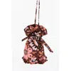 La Doublej La Double J Patterned Bucket Bag With Ruffle Women's Details