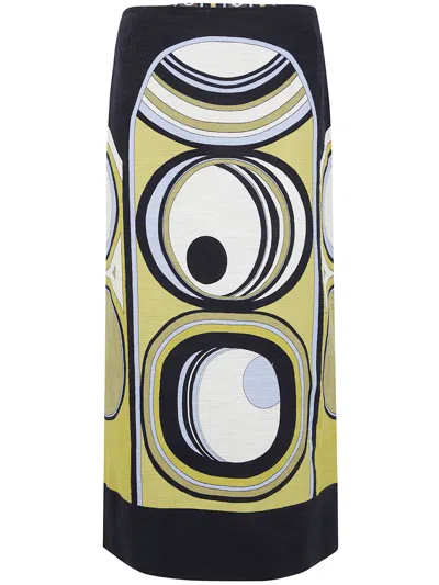 La Doublej La Double J Pencil Skirt In Black