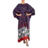 La Doublej La Double J Woman Maxi Dress Navy Blue Size Xl Silk