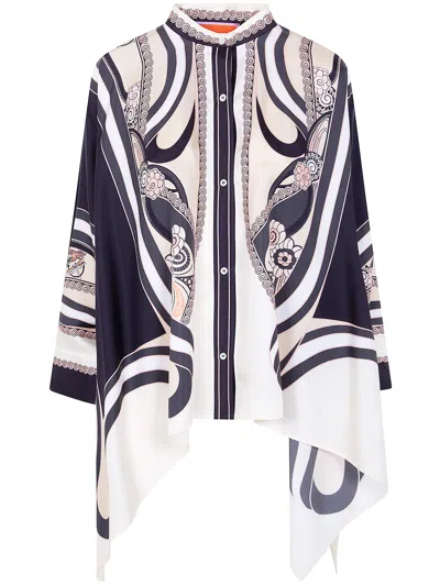 La Doublej La Double J "placée" Foulard Shirt In Multi