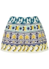 LA DOUBLEJ LA DOUBLE J PRINTED COTTON SHORTS