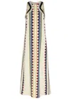 La Doublej La Double J Racer Printed Maxi Dress In Multicoloured