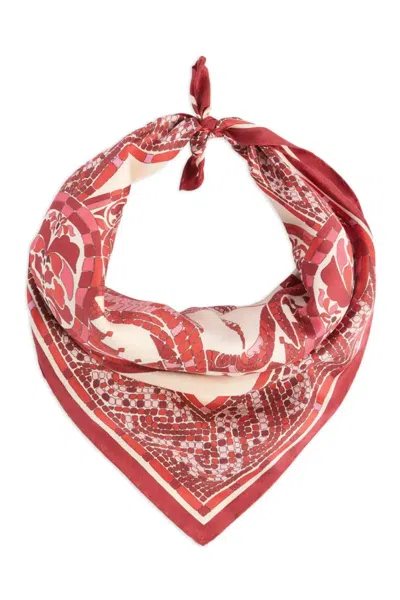 La Doublej La Double J Scarfs In Rosso