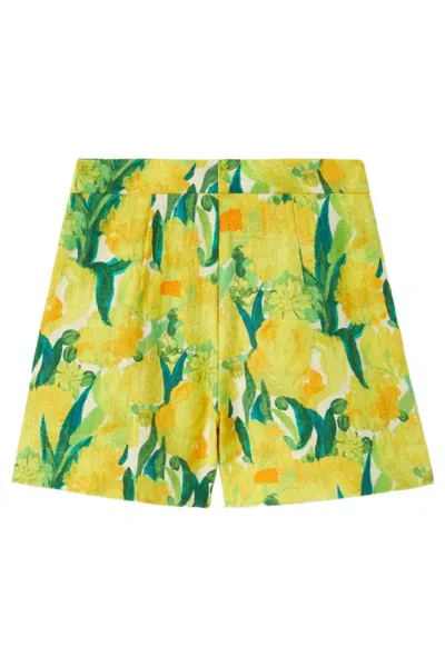 La Doublej La Double J Shorts In Giallo