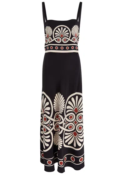 La Doublej La Double J Woman Maxi Dress Black Size L Silk