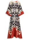 La Doublej La Double J Sorella Printed Silk-twill Maxi Dress