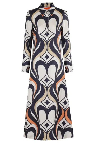 La Doublej La Double J Swing Shirt Dress In Black