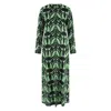 La Doublej Abstract-pattern Swing Maxi Dress