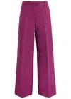 La Doublej La Double J Wide-leg Stretch-wool Trousers