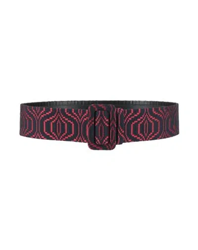 La Doublej La Double J Woman Belt Red Size Onesize Wool, Acrylic, Recycled Polyester, Polyester