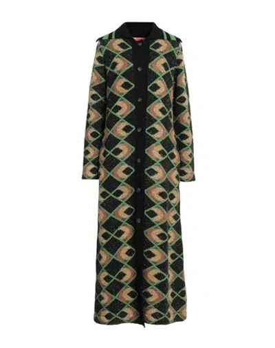 La Doublej La Double J Woman Cardigan Black Size M Technical Fibers, Wool, Nylon, Mohair Wool, Cashmere