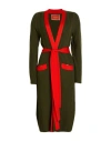 La Doublej La Double J Woman Cardigan Military Green Size M Wool, Viscose, Polyester In Green