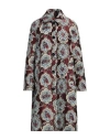 La Doublej La Double J Woman Coat Burgundy Size M Acrylic, Polyester In Red