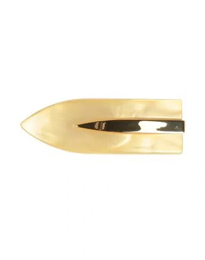 La Doublej La Double J Woman Hair Accessory Yellow Size - Plastic