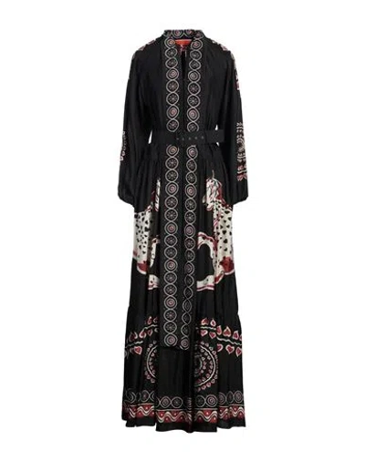 La Doublej La Double J Woman Maxi Dress Black Size M Silk