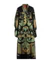 La Doublej Magnifico Printed Open-back Dress In Black