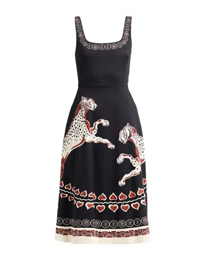La Doublej La Double J Woman Midi Dress Black Size S Cotton, Elastane
