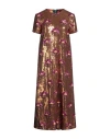 La Doublej Embellished Super Swing Dress In Gold